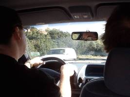 on our way